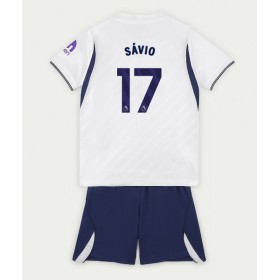 Tottenham Hotspur Savio #17 Hjemme skjorte til barn 2026-27 Kortermet (+ korte bukser)